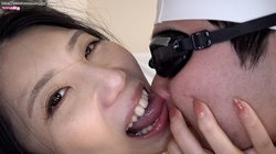 ⑤A masochistic man attacks the inside of Azusa Tani&#39;s mouth, armpits, tongue, gums, etc. while she is lying naked!