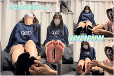 [Tickling individual shooting] Cool beautiful female college student sole tickling