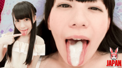 POV :  coquettish girl Marie Konishi’s tongue and saliva!